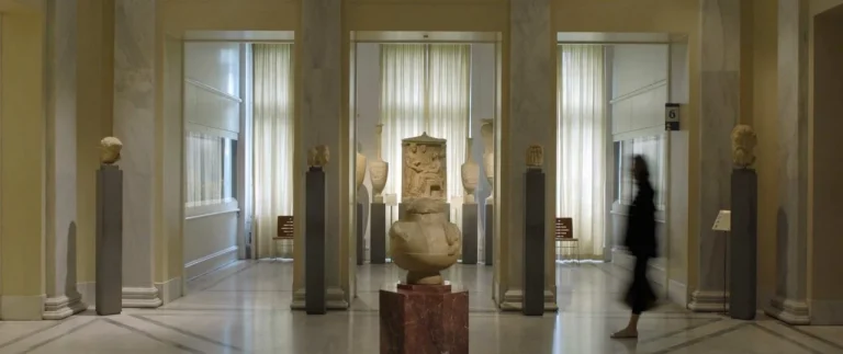 Exhibits at the Benaki Museum in Athens