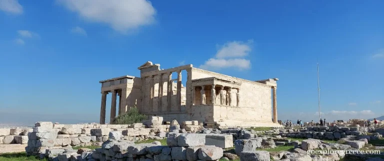 The Erechtheion on the Acropolis of Athens