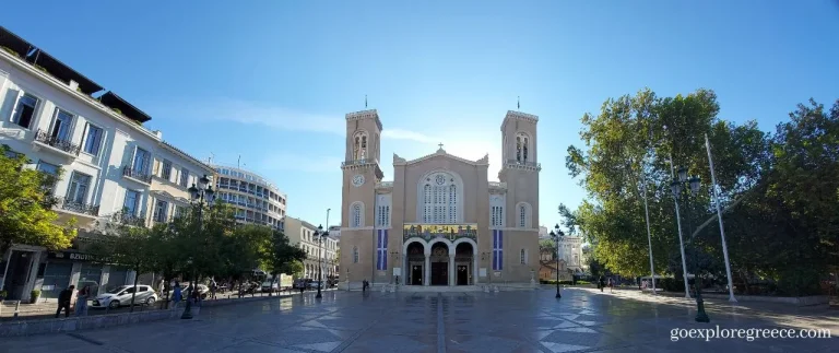 The Metropolitan Cathedral of Athens is one of the most beautiful churches in Athens.