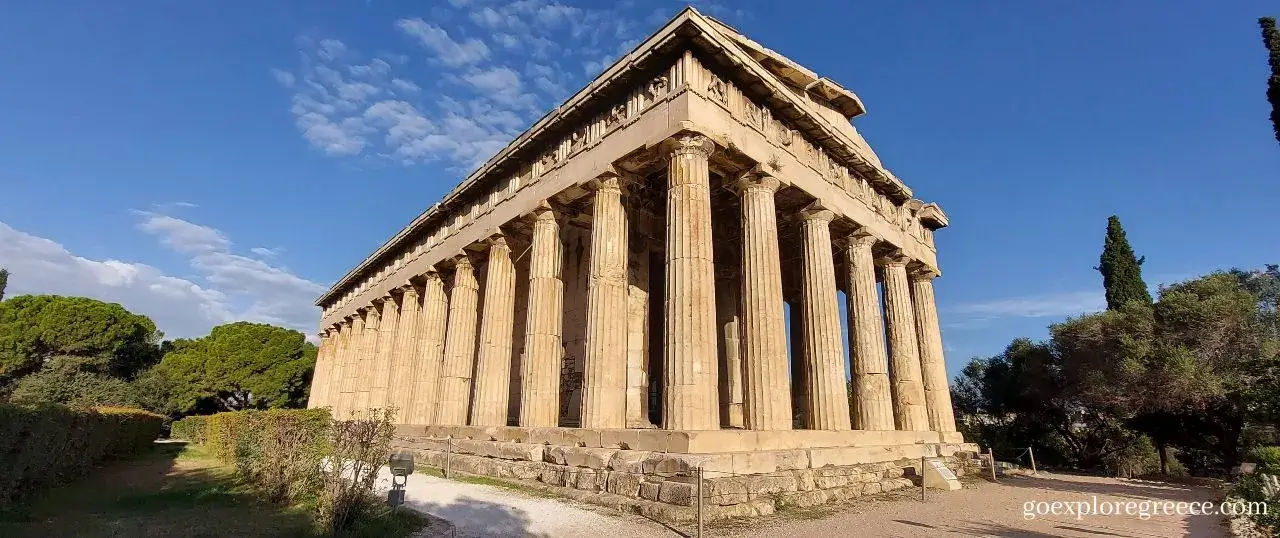 The Temple of Hephaestus in the Ancient Agora of Athens