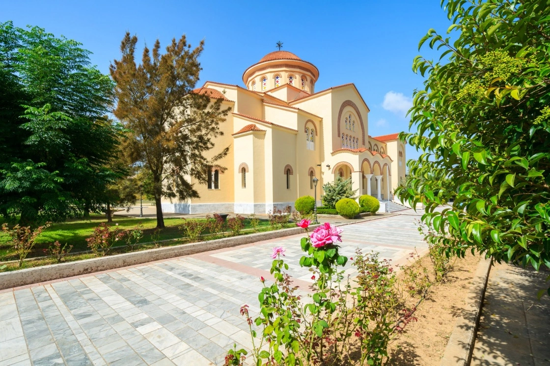 Sacred Monastery of Agios Gerasimos on the Greek island of Kefalonia