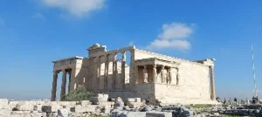 The Erechtheion on the Acropolis of Athens