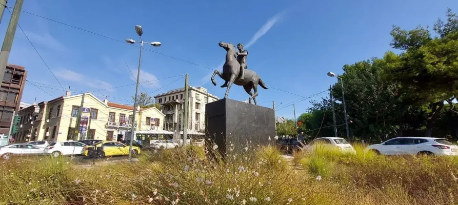 Alexander the Great statue in Athens