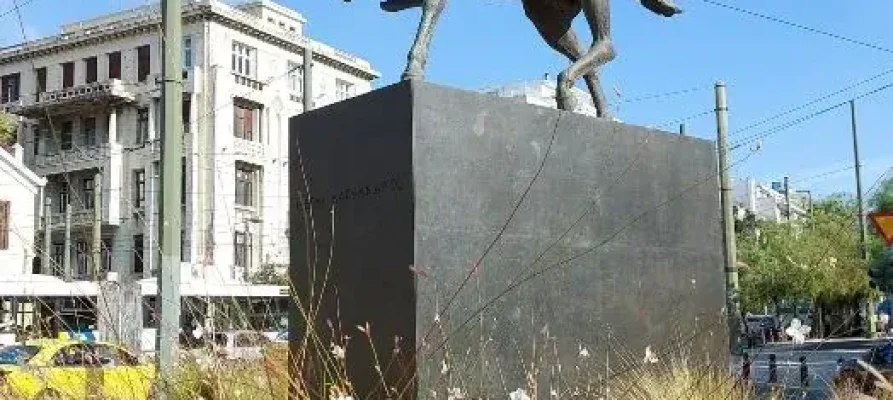 Alexander the Great statue in Athens