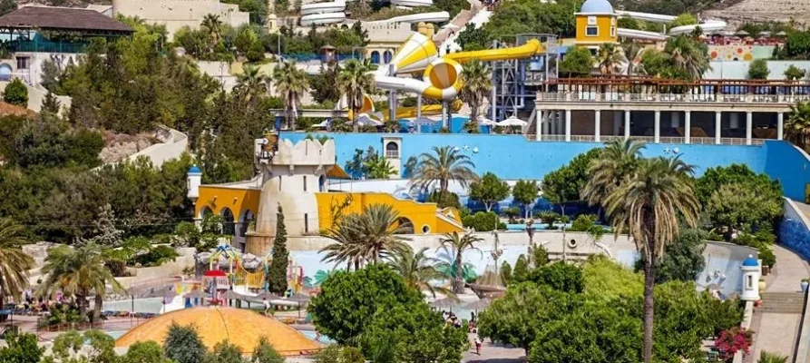 Overview of the Rhodes Waterpark Faliraki