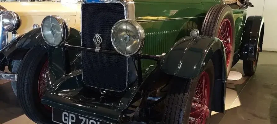 1931 Alvis 12/60 Beelte-back at the Hellenic Motor Museum in Athens