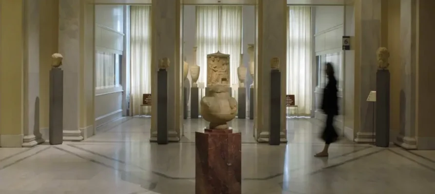 Exhibits at the Benaki Museum in Athens