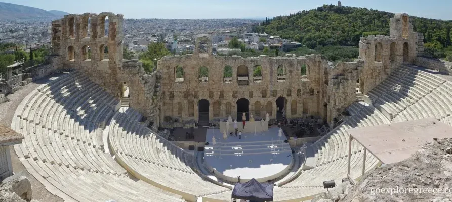 The Odeon of Herodes Atticus in Athens