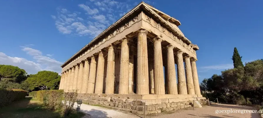 The Temple of Hephaestus in the Ancient Agora of Athens