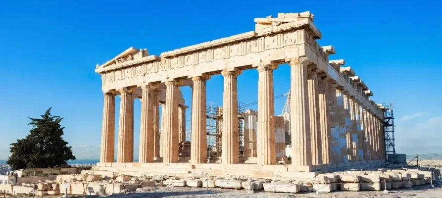 The Parthenon on the Acropolis of Athens is just one of many ancient sites in Athens