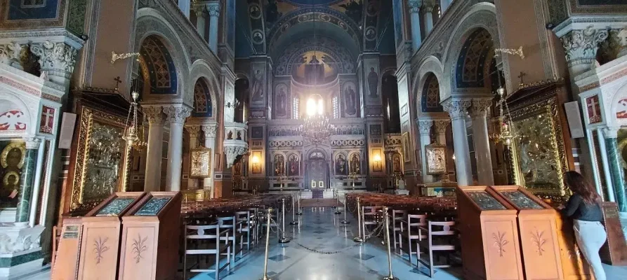 Inside the Metropolitan of Athens