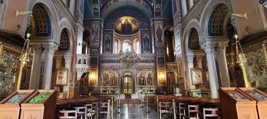 Inside the Metropolitan of Athens