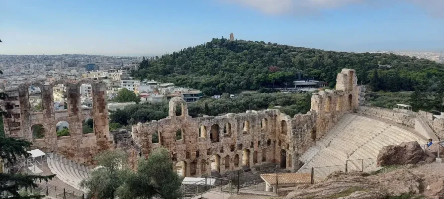 The Odeon of Herodes Atticus in Athens