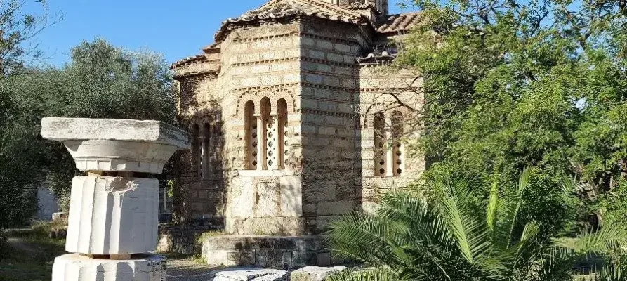 The church of the holy apostles in the Ancient Agora of Athens