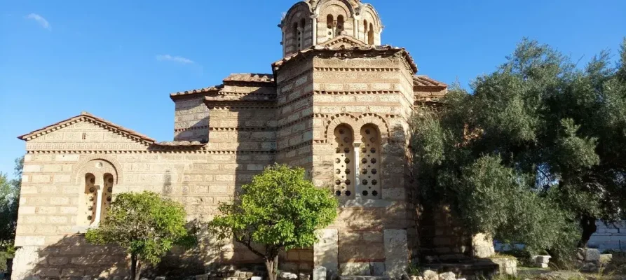 The church of the holy apostles in the Ancient Agora of Athens