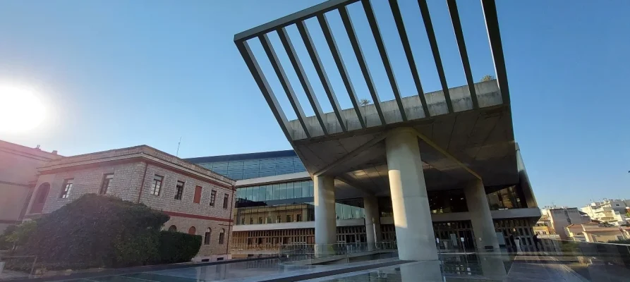 The Acropolis Museum building in Athens