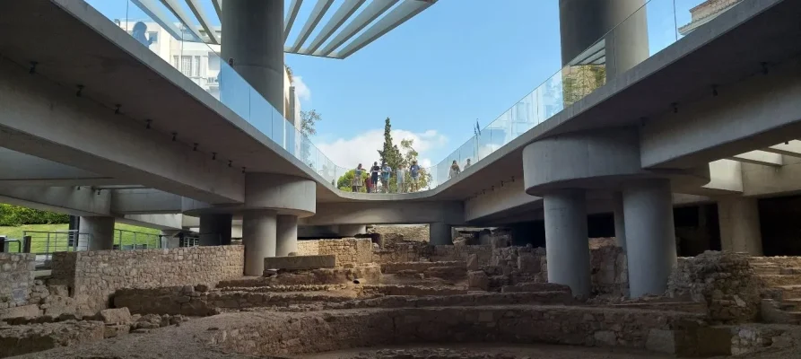 Archaeological excavation under the Acropolis Museum known as "daily life in Athens" or "Ancient Athens Neighbourhood"