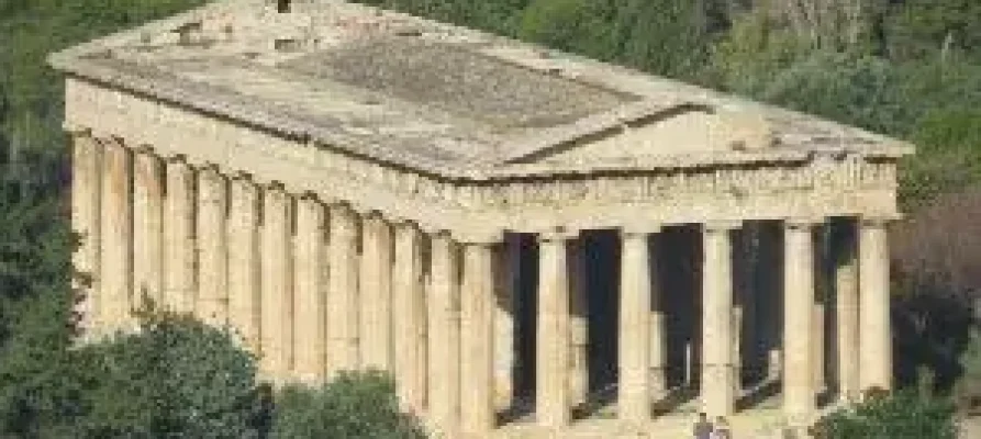 The Temple of Hephaestus in the Ancient Agora of Athens