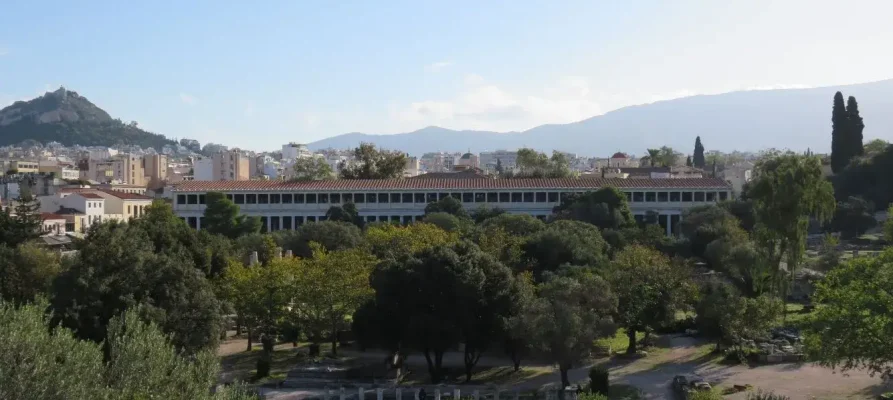 The Stoa of Attalos in the Ancient Agora of Athens