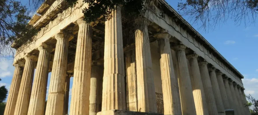 The Temple of Hephaestus in the Ancient Agora of Athens