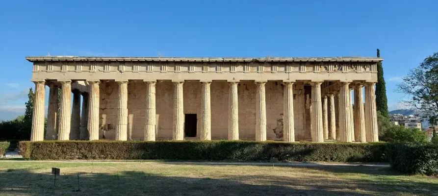 The Temple of Hephaestus in the Ancient Agora of Athens