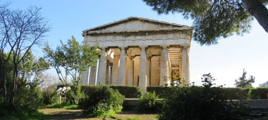 The Temple of Hephaestus in the Ancient Agora of Athens