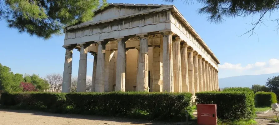 The Temple of Hephaestus in the Ancient Agora of Athens