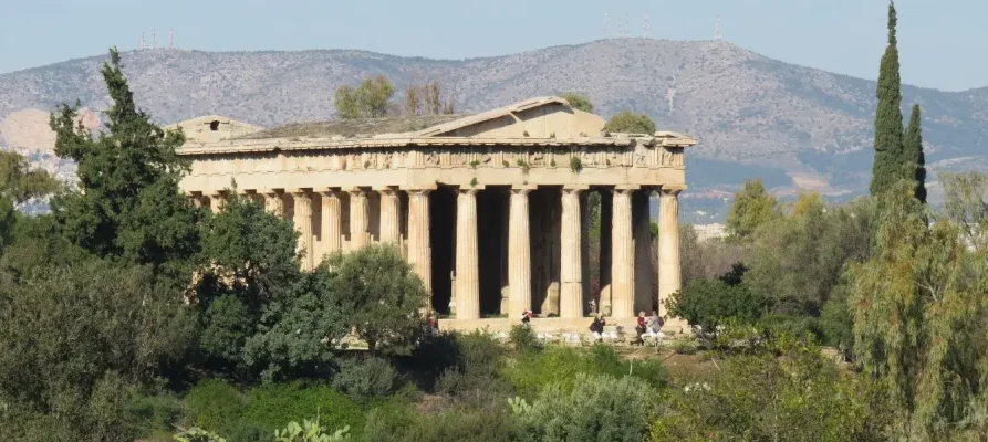 The Temple of Hephaestus in the Ancient Agora of Athens