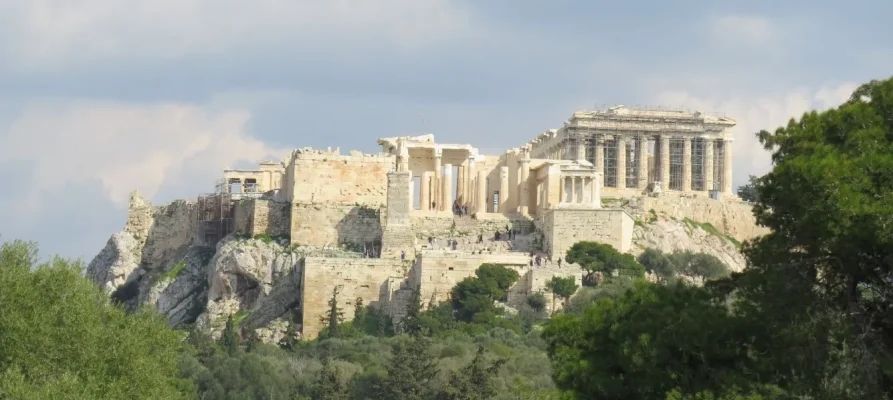 The Acropolis of Athens as viewed from the Pnyx Hill